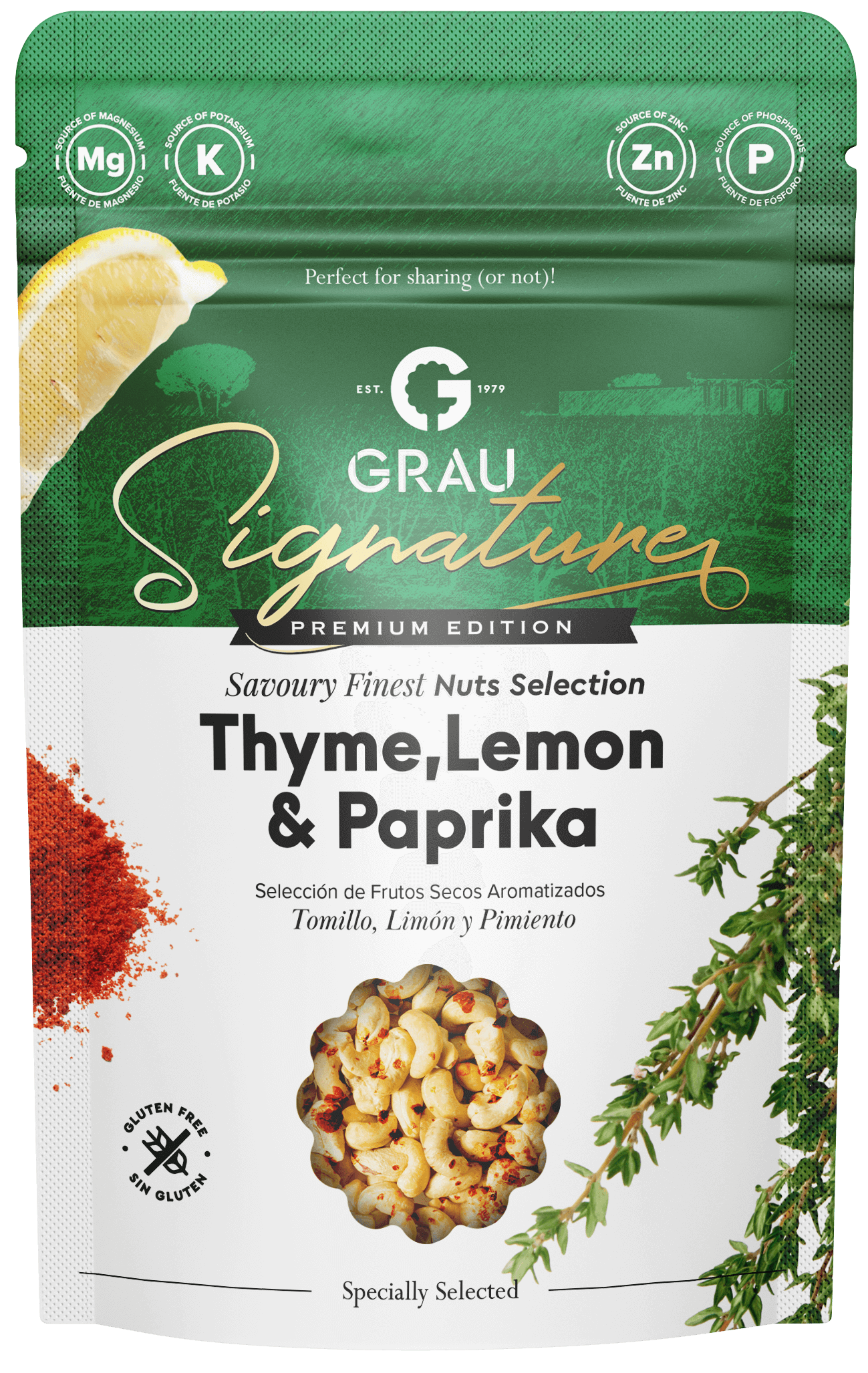 Rosemary lemon grau nuts