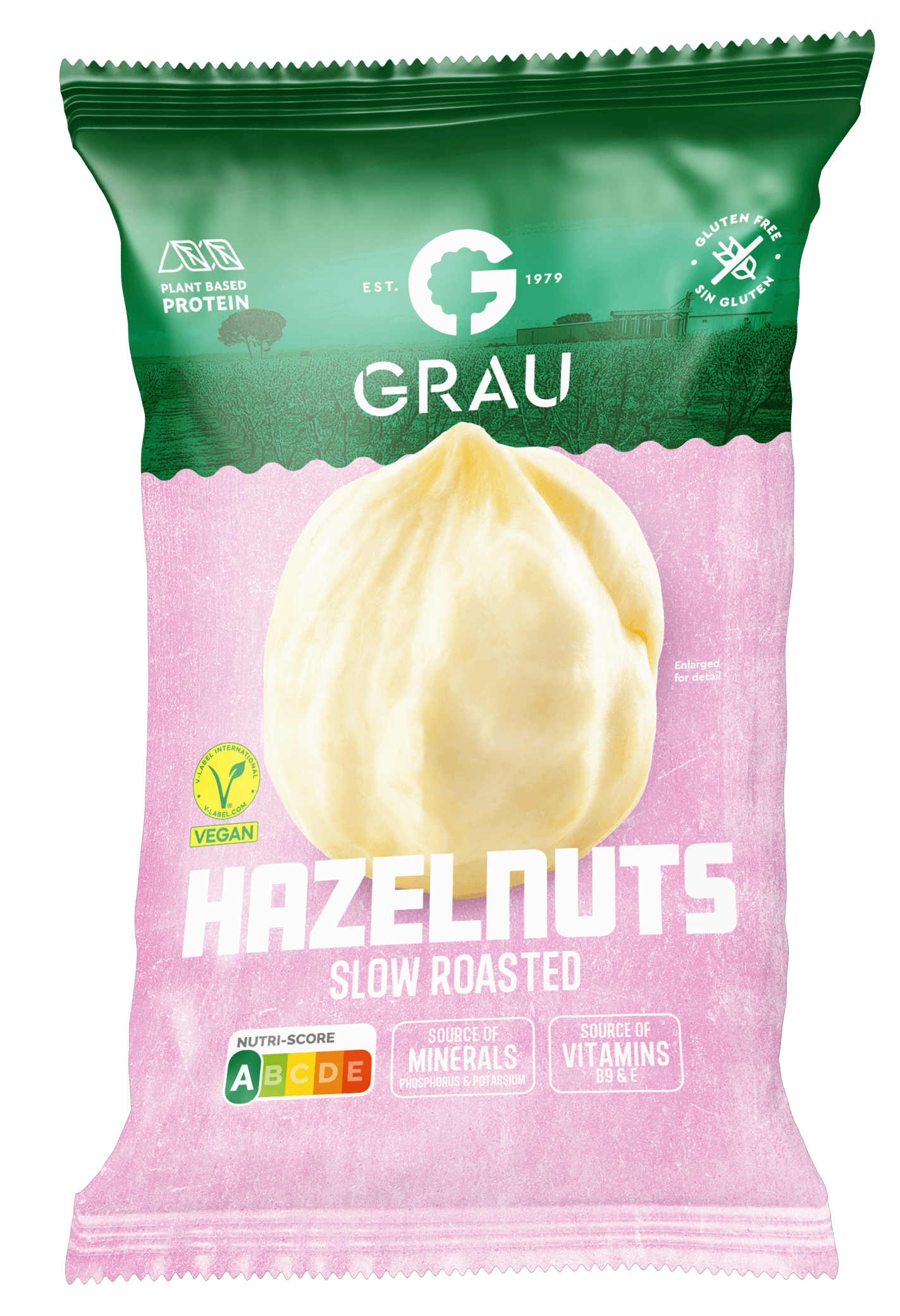 Hazelnuts Grau Nuts